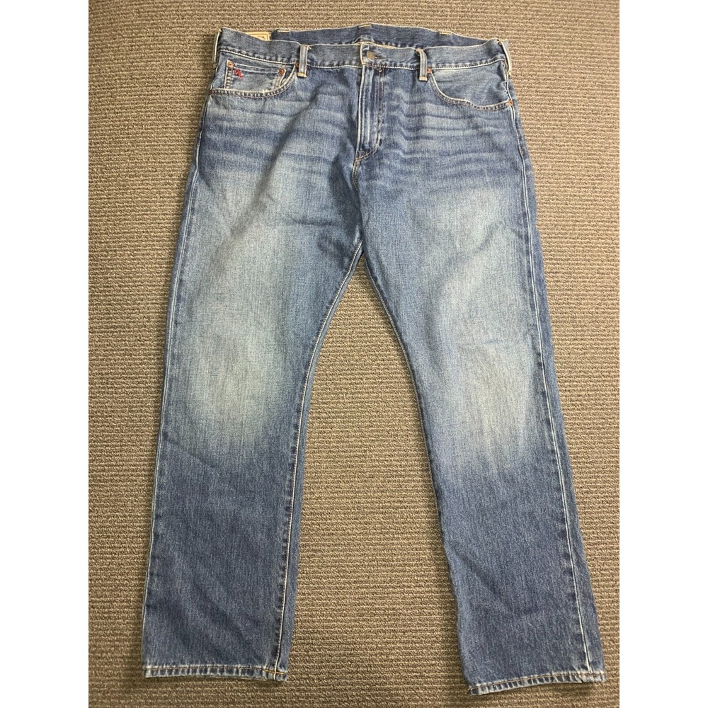 Polo Ralph Lauren Authentic Dungarees Blue Straight Leg Jeans 38x30 Mens